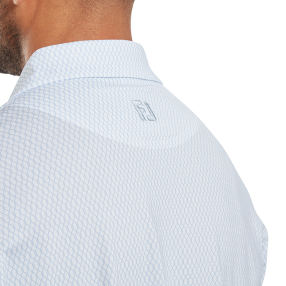 FootJoy Irongate Print Lisle Golf Polo Shirt