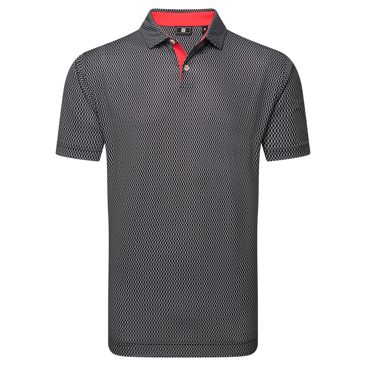 FootJoy Irongate Print Lisle Golf Polo Shirt