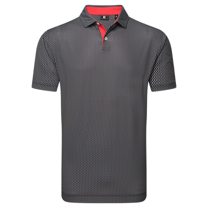 FootJoy Irongate Print Lisle Golf Polo Shirt