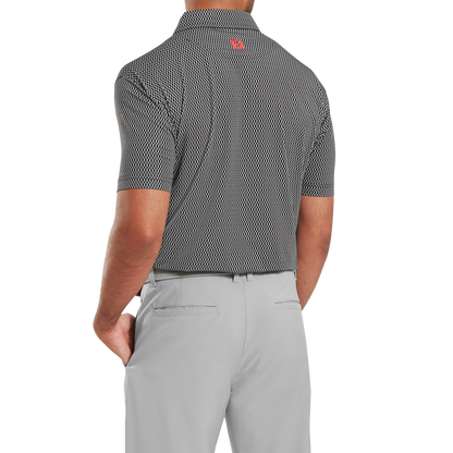 FootJoy Irongate Print Lisle Golf Polo Shirt