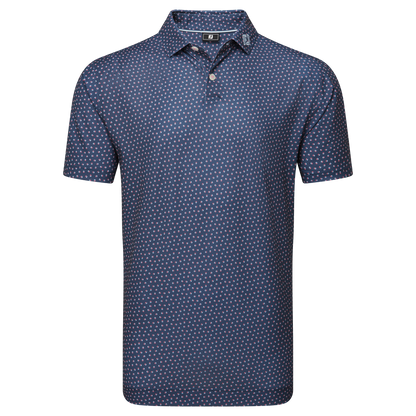 FootJoy Bounce Print Pique Golf Polo Shirt