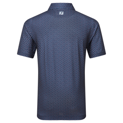 FootJoy Bounce Print Pique Golf Polo Shirt