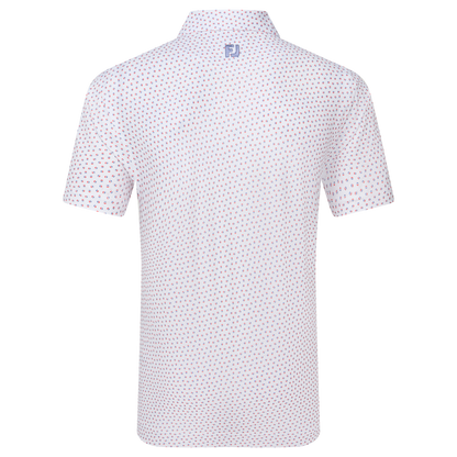FootJoy Bounce Print Pique Golf Polo Shirt