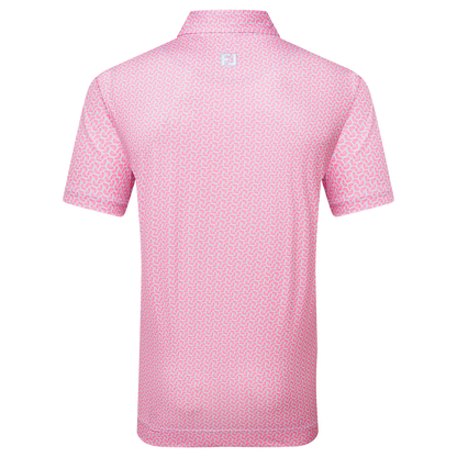 FootJoy Citrus Print Lisle Golf Polo Shirt