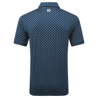 FootJoy Flower Bud Foulard Lisle Golf Polo Shirt