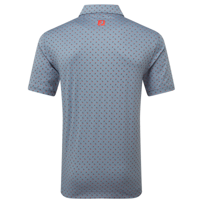 FootJoy Flower Bud Foulard Lisle Golf Polo Shirt