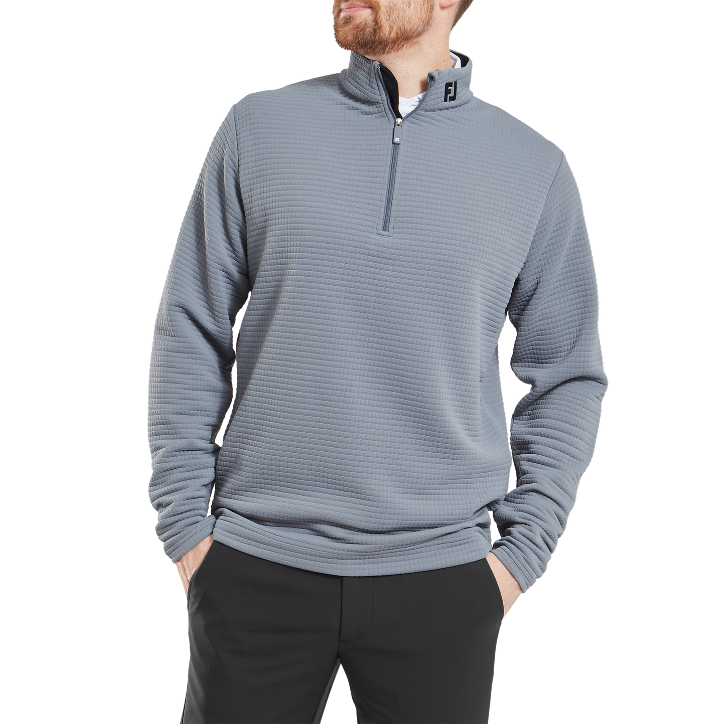FootJoy Quilt Texture Chill-Out Golf Pullover