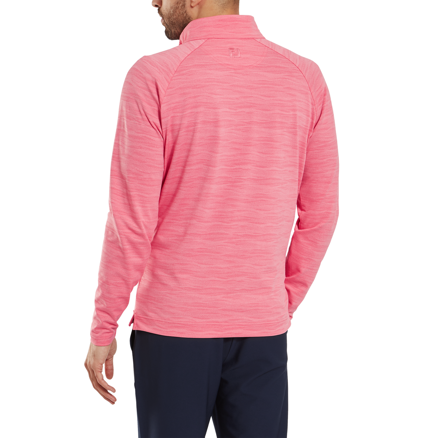 FootJoy Wave Jacquard Chill-Out Golf Pullover