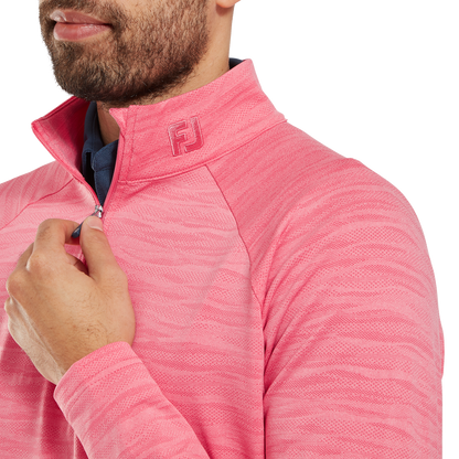 FootJoy Wave Jacquard Chill-Out Golf Pullover