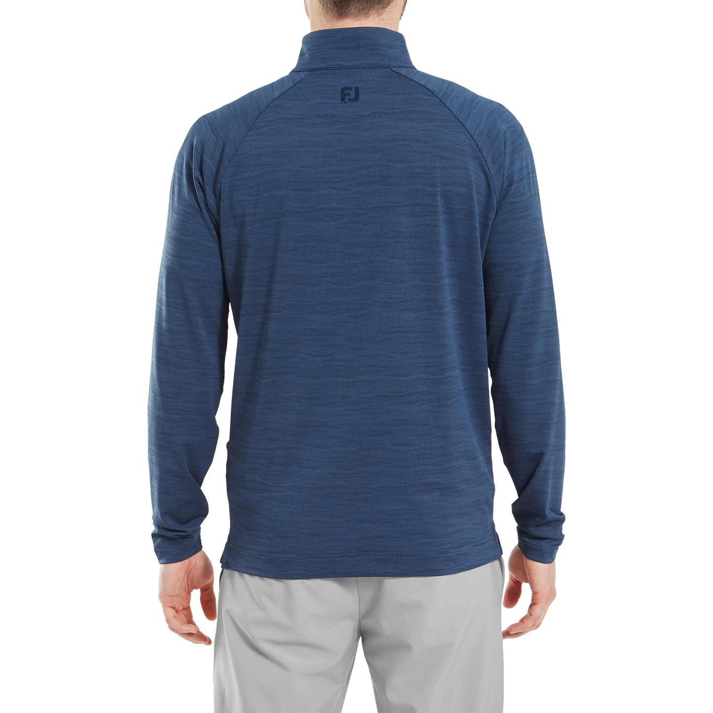 FootJoy Wave Jacquard Chill-Out Golf Pullover