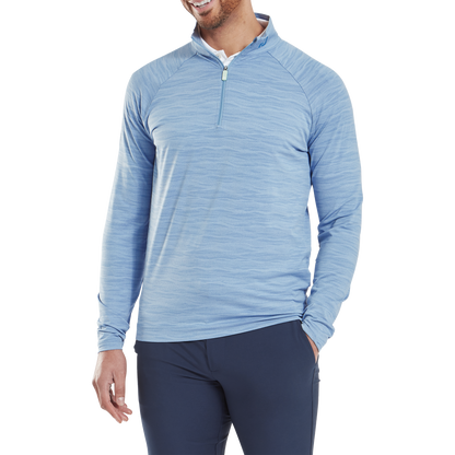 FootJoy Wave Jacquard Chill-Out Golf Pullover