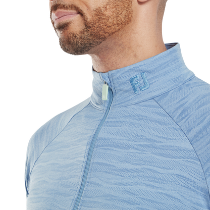 FootJoy Wave Jacquard Chill-Out Golf Pullover