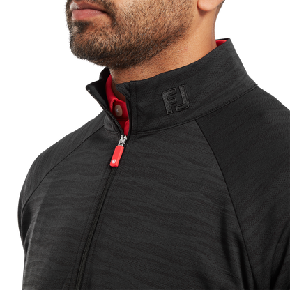 FootJoy Wave Jacquard Chill-Out Golf Pullover