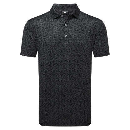 FootJoy Painted Floral Lisle Golf Polo Shirt