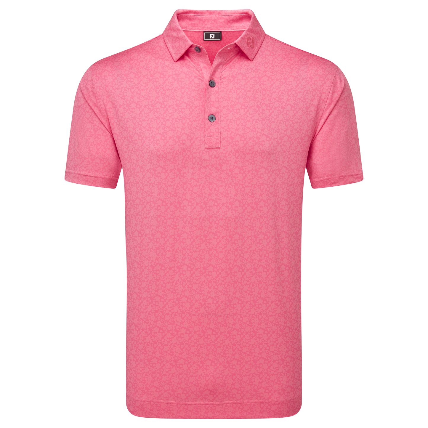 FootJoy Painted Floral Lisle Golf Polo Shirt