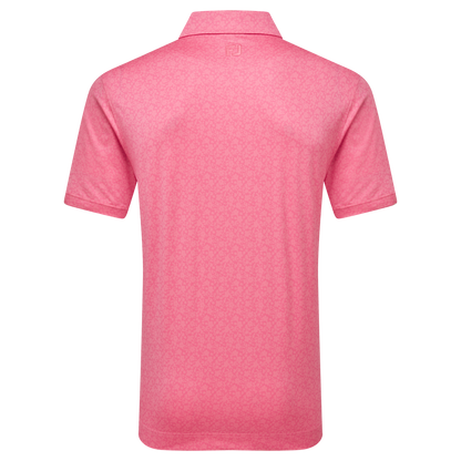 FootJoy Painted Floral Lisle Golf Polo Shirt