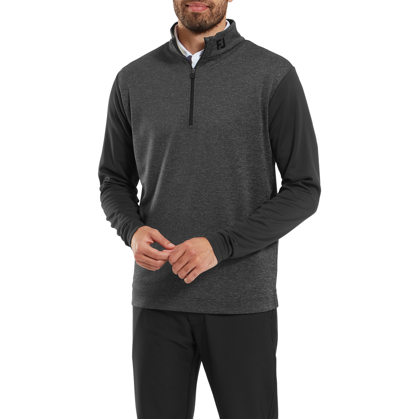 FootJoy Tonal Heather Chill-Out Golf Pullover