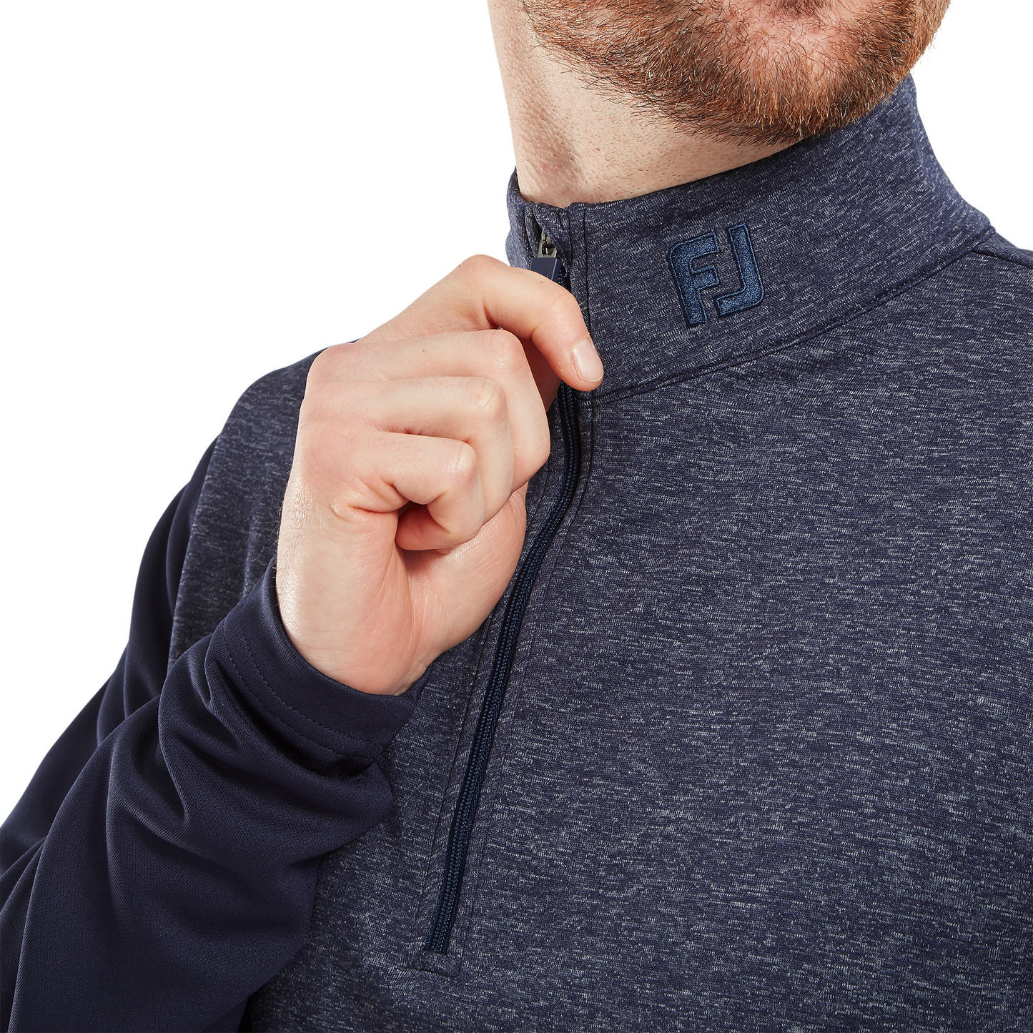 FootJoy Tonal Heather Chill-Out Golf Pullover