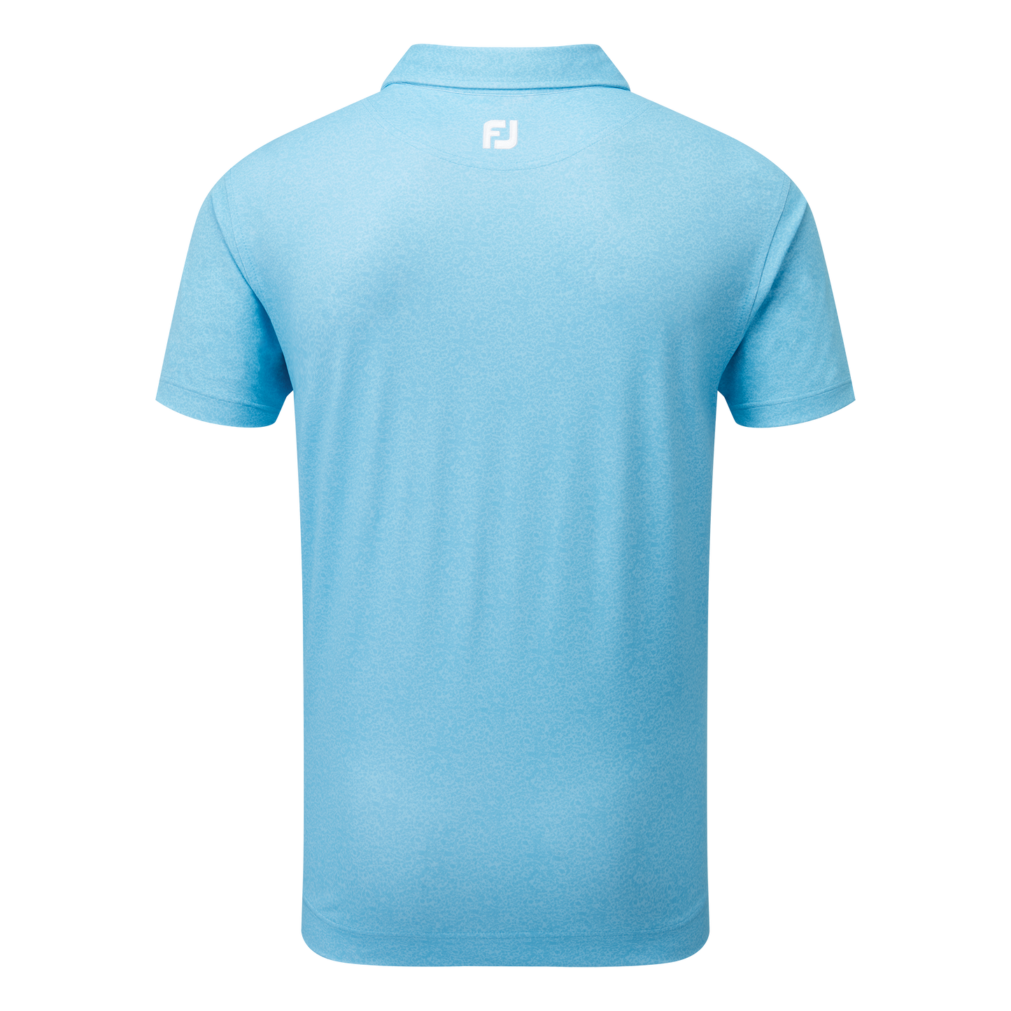 FootJoy Textured Print Parachute Trim Golf Shirt