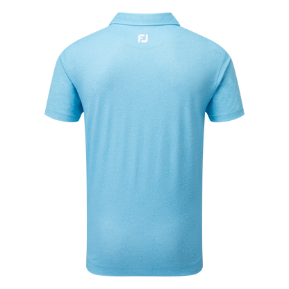 FootJoy Textured Print Parachute Trim Golf Shirt