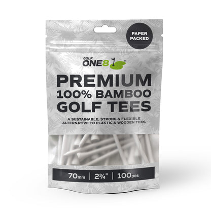 Golf One8 Bamboo Golf Tees - Bumper Pack