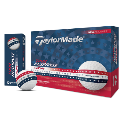 TaylorMade Tour Response USA Stripe Golf Balls
