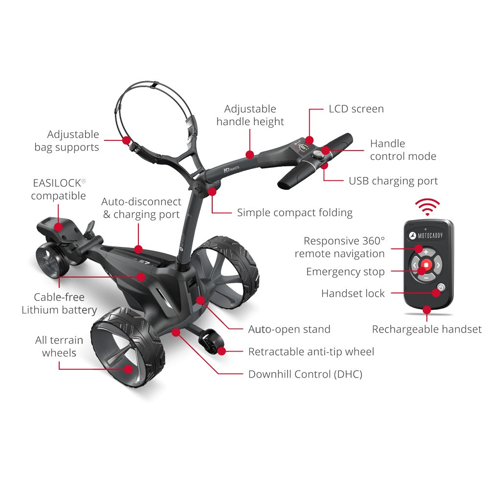 Motocaddy M7 Remote Electric Golf Trolley