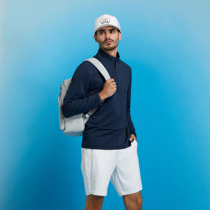 G/FORE Brushed Back Tech Quarter Zip