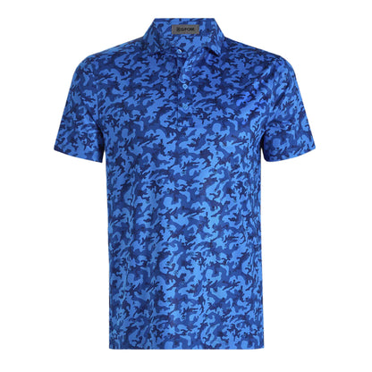 G/FORE Mapped Icon Camo Tech Jersey Golf Polo