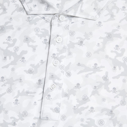 G/FORE Mapped Icon Camo Tech Jersey Golf Polo