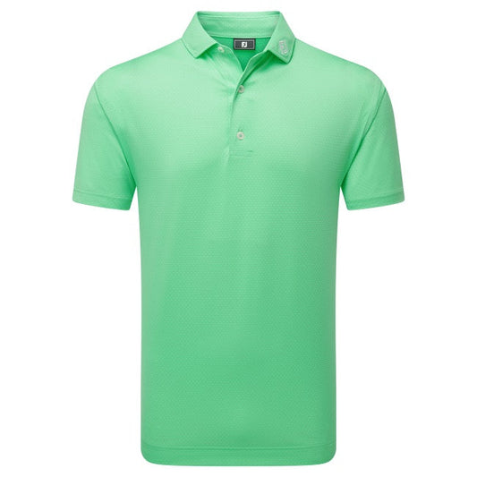 FootJoy Abax Print Lisle Golf Polo Shirt