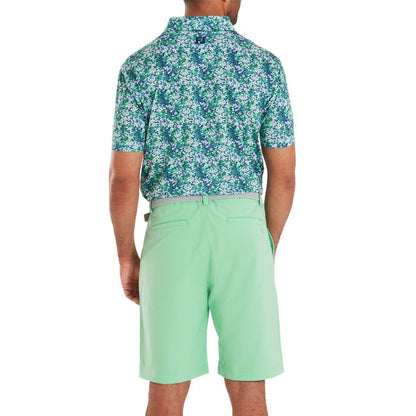 FootJoy Garden Print Lisle Golf Polo Shirt