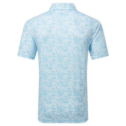 FootJoy Garden Print Lisle Golf Polo Shirt