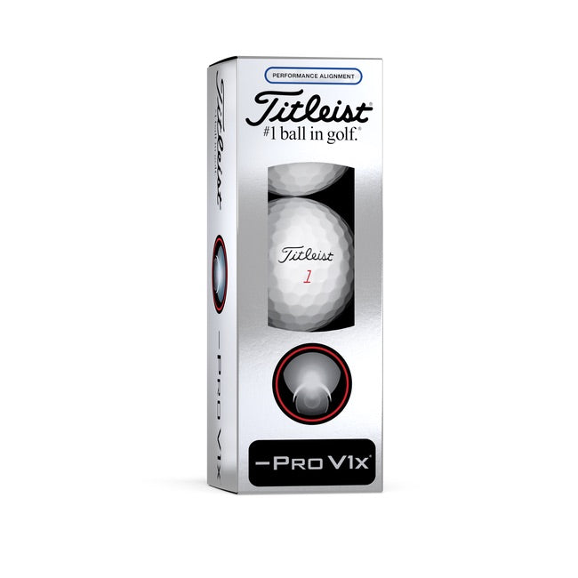 Titleist Pro V1x Left Dash Golf Balls - Performance Align