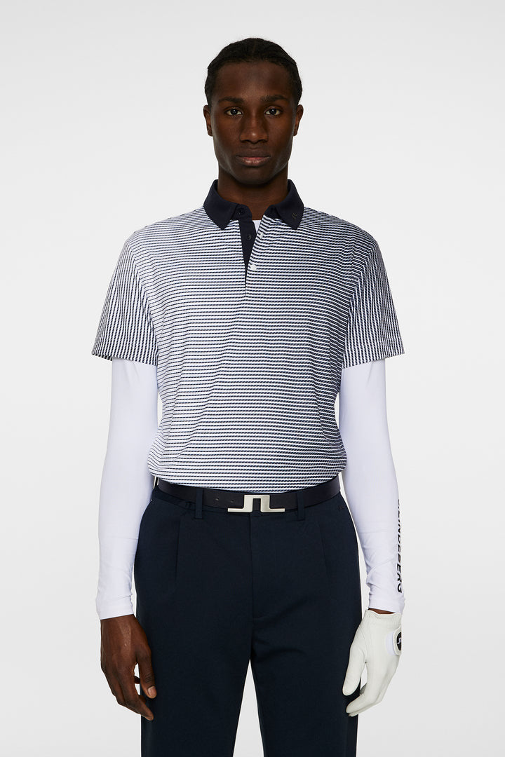 J.Lindeberg Marvin Stripe Golf Polo