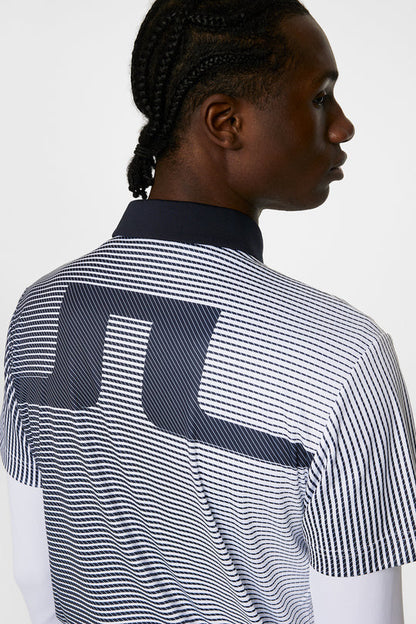 J.Lindeberg Marvin Stripe Golf Polo