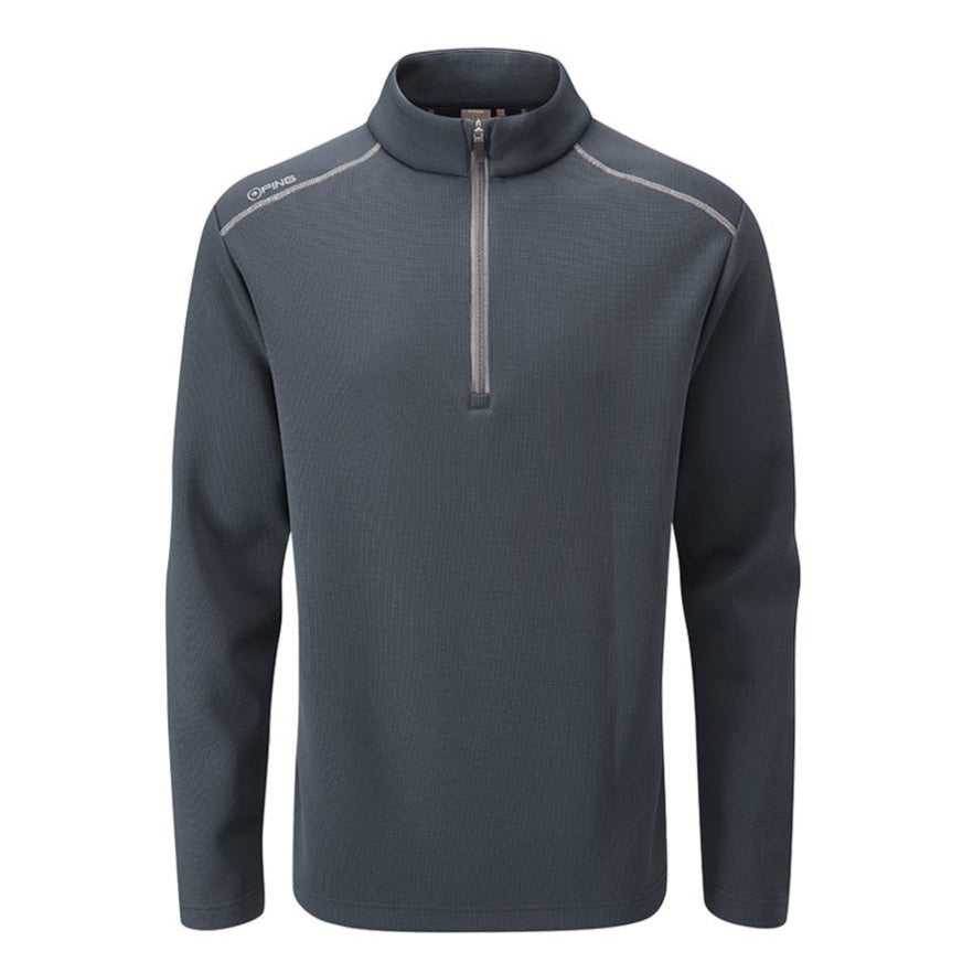 Ping Ramsey Men's Half Zip Ribbed Golf Fleece