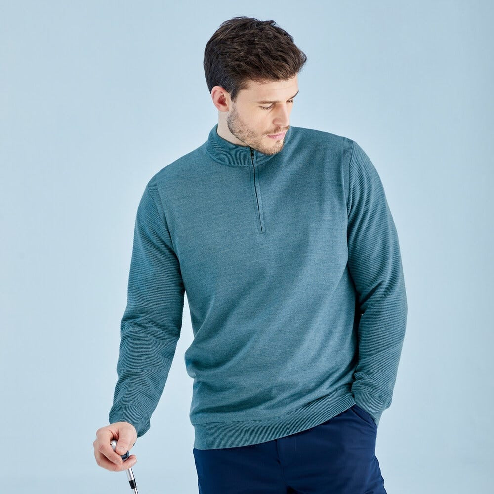 Ping Croy Men's Lined Half Zip Sweater