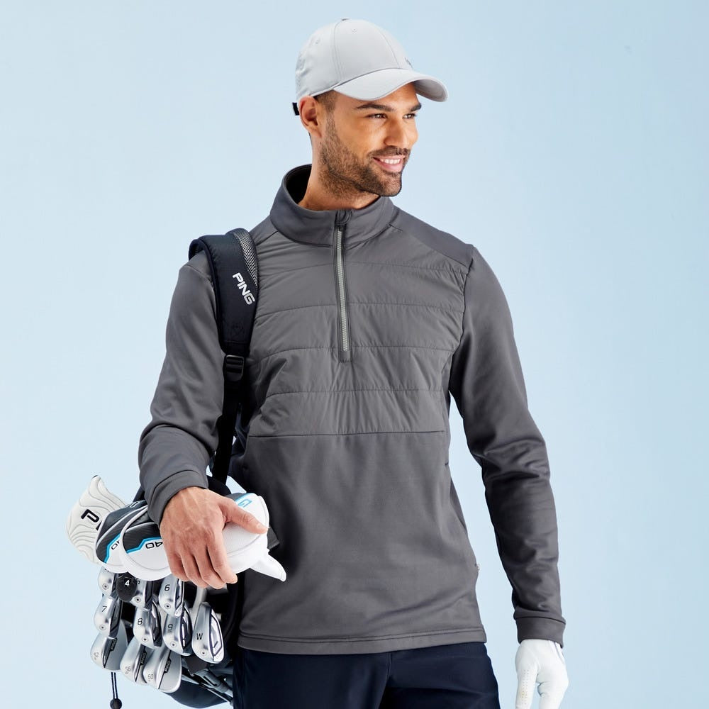 Ping Astbury Men's Insulated Half Zip Fleece Jacket