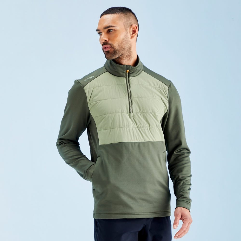 Ping Astbury Men's Insulated Half Zip Fleece Jacket