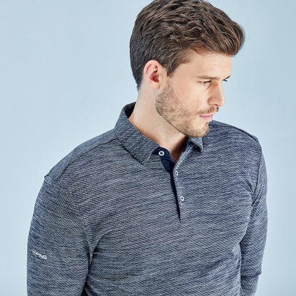 Ping Creek Men's Long Sleeve Polo Shirt