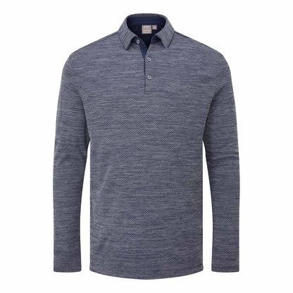 Ping Creek Men's Long Sleeve Polo Shirt
