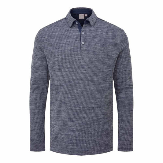 Ping Creek Men's Long Sleeve Polo Shirt