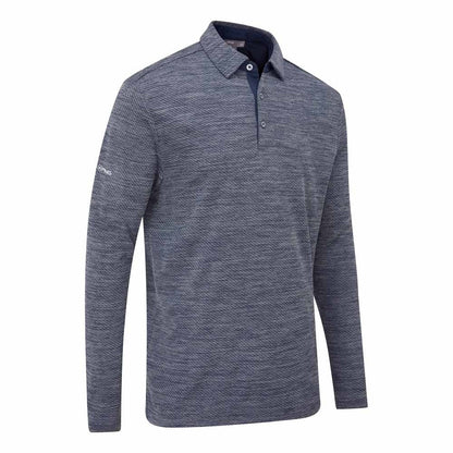 Ping Creek Men's Long Sleeve Polo Shirt