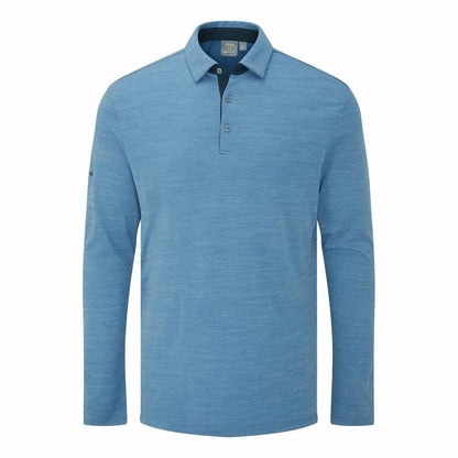 Ping Creek Men's Long Sleeve Polo Shirt
