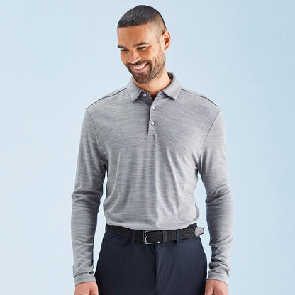 Ping Creek Men's Long Sleeve Polo Shirt