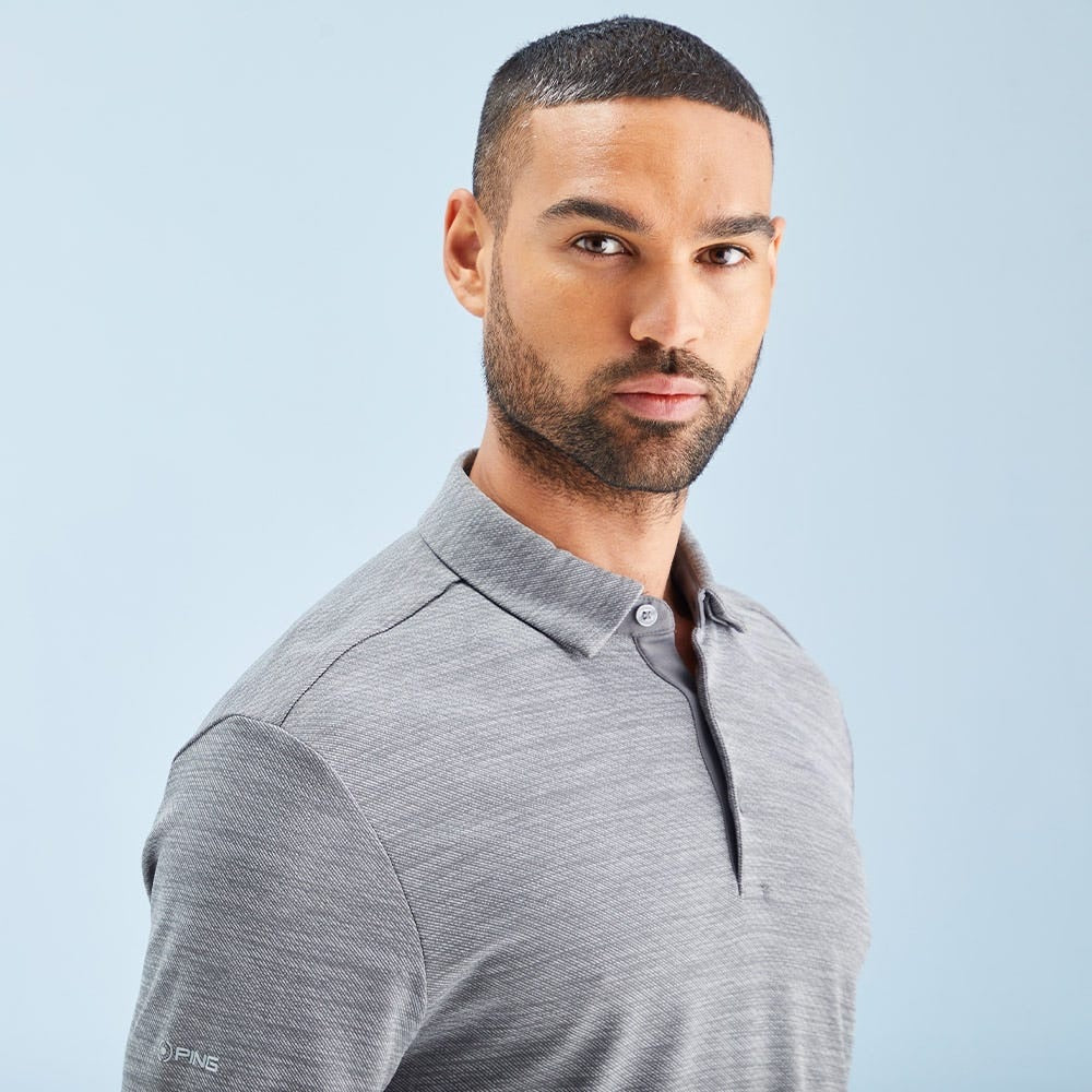 Ping Creek Men's Long Sleeve Polo Shirt