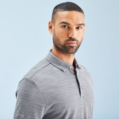 Ping Creek Men's Long Sleeve Polo Shirt