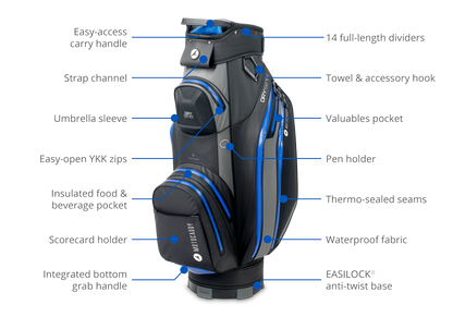 Motocaddy Dry Series Waterproof Golf Cart Bag