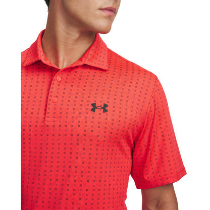 Under Armour Playoff 3.0 Printed Golf Polo Shirt